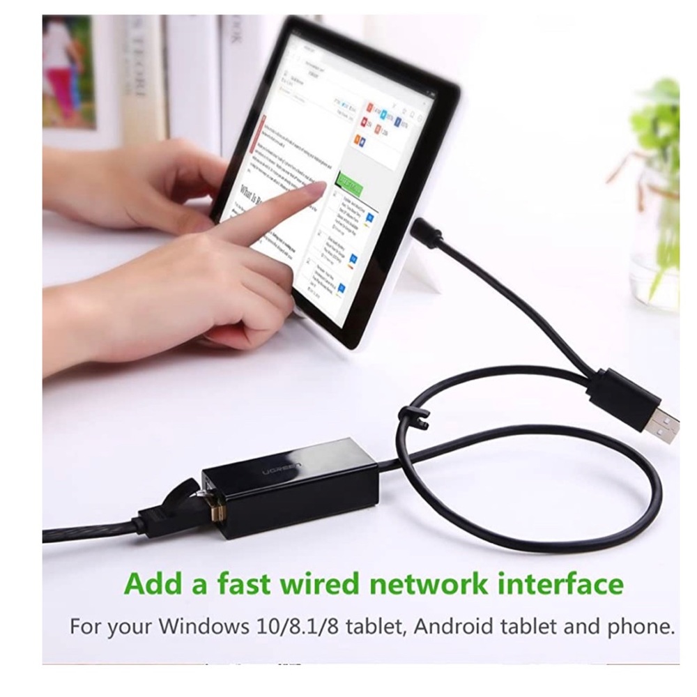 2x 👯♀️Host Pick⚡️UGREEN 30219 USB2.0 EthernetNetwork Adapter w/OTG - Picture 2 of 12